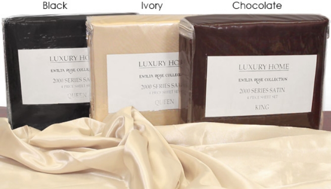Picture 3 of Luxury Home Satin Sheets