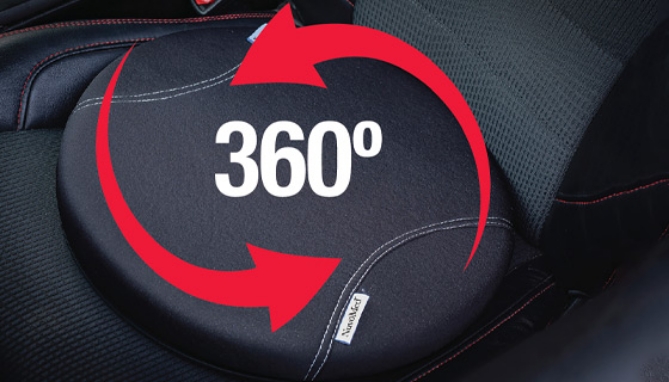 Picture 2 of 360 Degree Rotating Memory Foam Seat Cushion