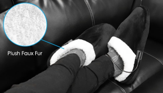 Conair Heated Massaging Slippers