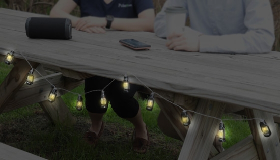 Enjoy warm accent lighting anywhere indoors or outdoors with these Hanging Mini Lantern LED String Lights!