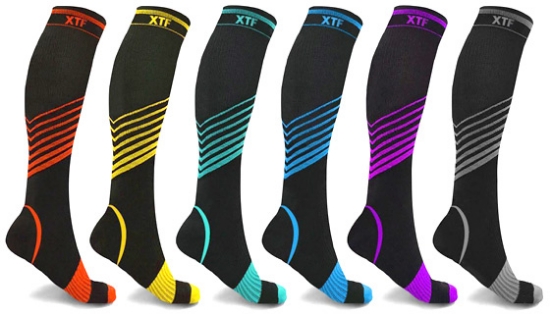 Verge Knee-High Sport<br/>Compression Socks by XTF