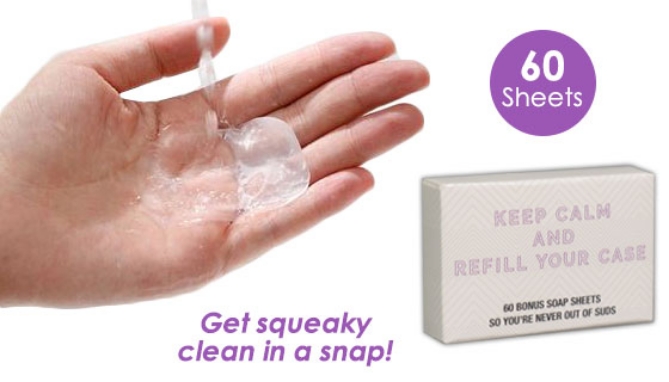 Picture 3 of 3-Pack Soap N' Suds On-The-Go Soap Sheets