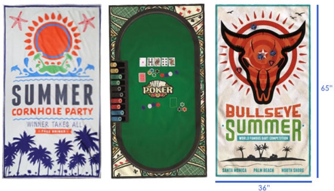 Picture 4 of Beach Towel Games <br> 3 To Choose From