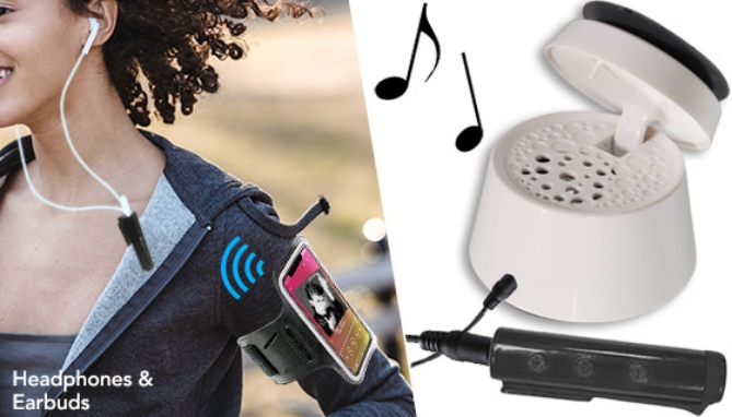 Picture 2 of Mini Speaker w/ FREE Bluetooth<sup>&reg;</sup> Adapter