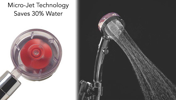 Powerful Vortex Shower Head with Turbo Fan - PulseTV
