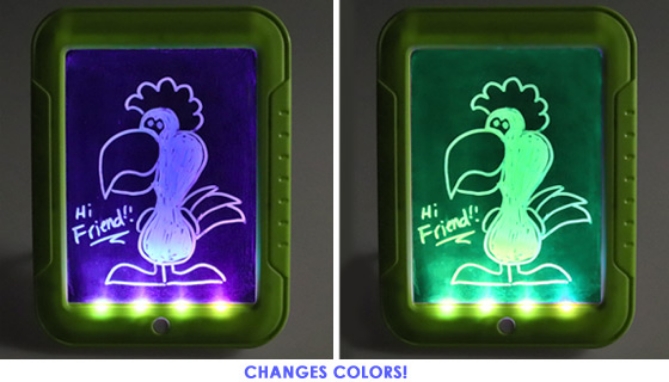 Picture 3 of Light-Up Neon Wonder Drawing Pad