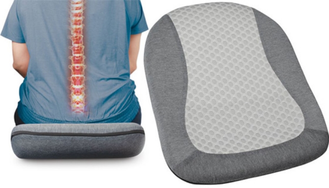 High-Density Memory Foam 2-in-1 Posture Support Cushion