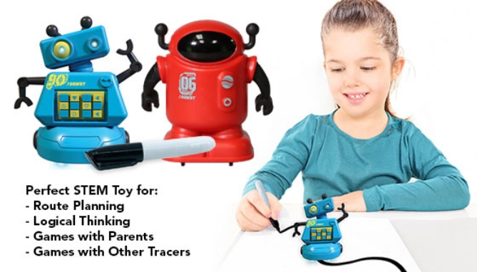 Picture 2 of Magic Inductive Tracer Robots - Draw Your Own Path!