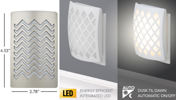 Picture 4 of 3000K Automatic LED Night Light w/ Interchangeable Face Plates