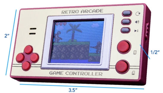This tiny handheld system actually has over 150 classic-style arcade games inside! There's all kinds of sports games, puzzles, racing games, space shooters, platform jumpers, and more.