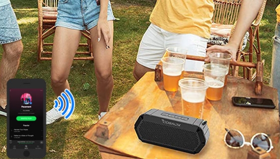 From the mountains, to the beach, to the comfort of your living room table: this TANK wireless speaker fits in any environment it's put in. It's BLUETOOTH<sup>&reg;</sup>-compatible so will connect to any iPhone, Android smartphone, tablet, computer and more for listening to your tunes up to 33ft away.