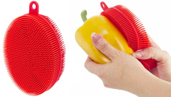 Toss out those nasty kitchen sponges and say hello to a better way to clean dishes, it's the Super Scrubber!