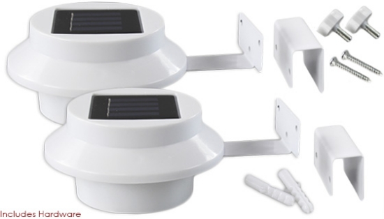 Here's the easy and affordable way to light up your driveway, walkways, yard and deck with these Outdoor Solar Powered Safety Lights. What's more you get a set of two!