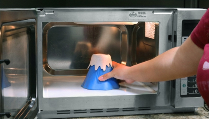 Eco-Friendly Volcano Microwave Steam Cleaner