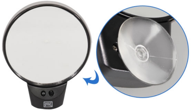 Picture 3 of LED Light Grooming Mirror by Haus of Steel