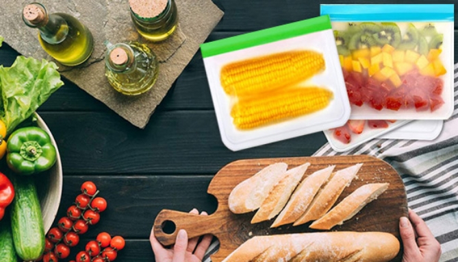 Picture 4 of Reusable BPA-Free Kitchen Bags - 10 Pack
