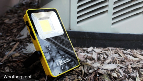 The Versa Beam Flood Light is an amazing do-it-all work light with a brightness of 1000 lumens. The water and weatherproof design features only one rubberized button used to go from High and Low beam settings.