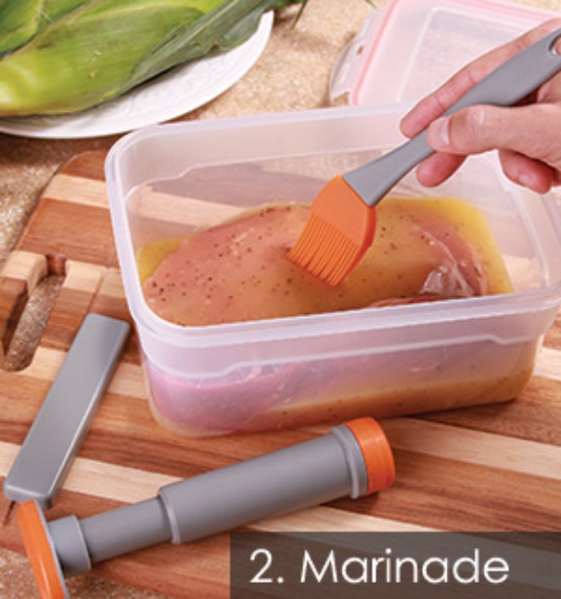 Picture 4 of 4-Piece Vacuum Marinade Kit
