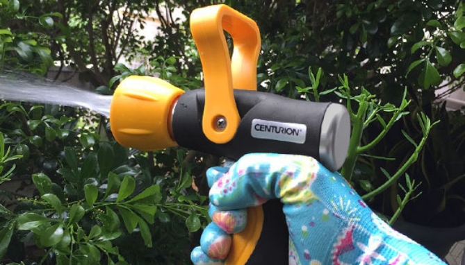Picture 7 of Smooth Flow Control Fireman Hose Nozzle with Lever
