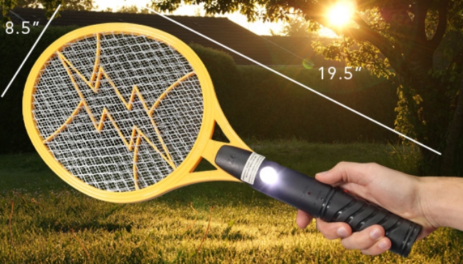 End the annoyance of flying insects and bugs in a fun and entertaining way with the Rechargeable Bug Zapper and LED Light from Farpoint.