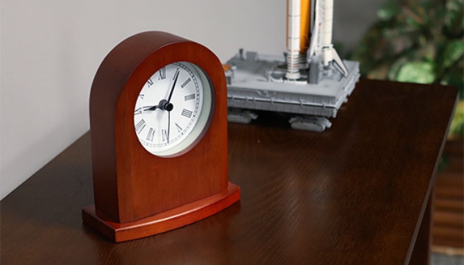 Picture 3 of Sweda Rosewood Dome Clock