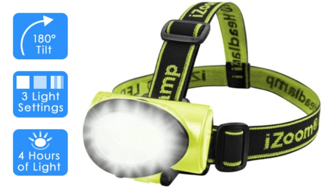 Picture 3 of 2-Pack of 200LM COB Headlamps (Packaging Glitch)