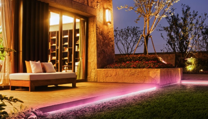 Picture 4 of Indoor and Outdoor Multi-Color LED Heavy Duty Light Strip with Remote - 16ft