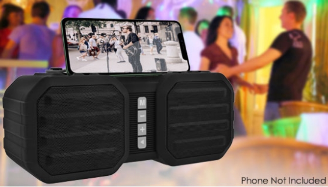 Picture 4 of The Ranger: Rugged Bluetooth Speaker with Phone Holder