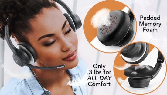 USB Wired Computer Headset Microphone with Controller