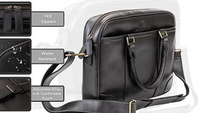 Luxorro Executive Black Laptop Case