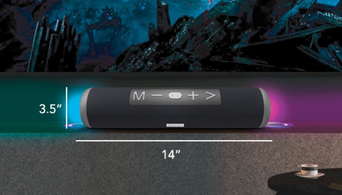 Picture 4 of Wireless LED Light Up Sound Bar Speaker