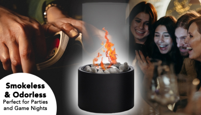 Smokeless Tabletop Indoor Firepit