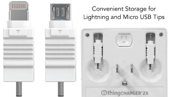 ThingCharger Power Outlet Phone Charger Combo