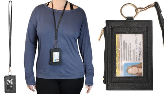This lanyard wallet makes every day life and travel a breeze!