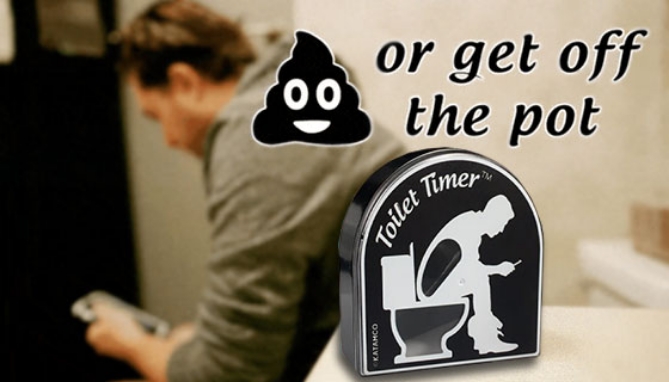 Picture 3 of 5 Minute Toilet Timer for Poo-Crastinators