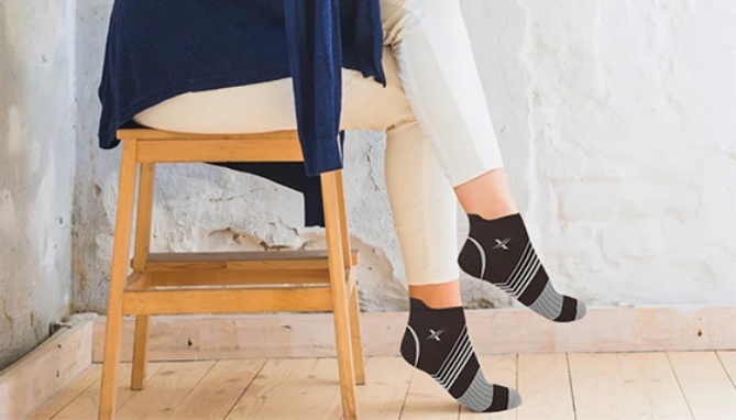 Picture 3 of Petro-Verge Ankle Sport Compression Socks by Extreme Fit