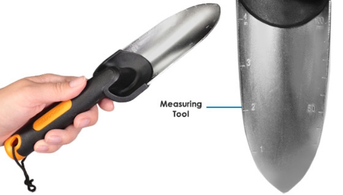Picture 5 of Fiskars Duraframe Gardening Tools: Handheld Transplanter or Cultivator