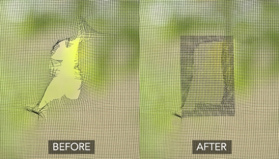 Window and Door Screen Adhesive Backed Repair Tape