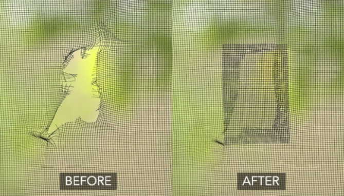 Picture 3 of Window and Door Screen Adhesive Backed Repair Tape