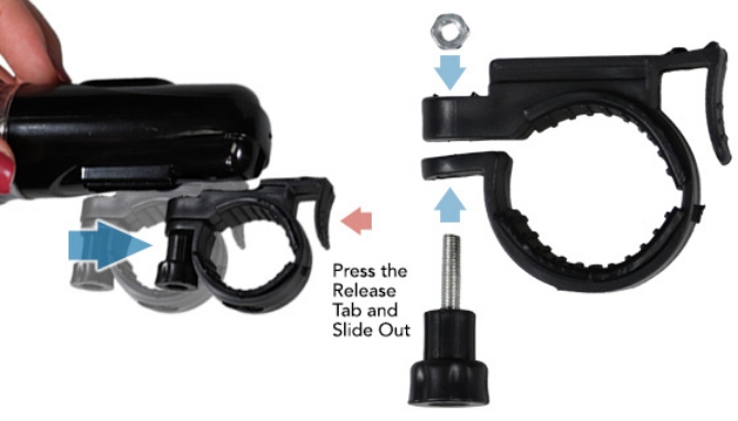 Flashlights with clips and magnets are useful tools, but what if you need to attach a light to something much more securely like - say - your bicycle's handlebars? Then you'd need a light with a good, strong clamp like this <strong>Attachable 2 Function Flashlight</strong>.