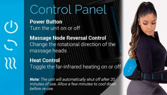 Do yourself and your body a favor with this portable massage unit yet. The cutting-edge design features patent-pending technology mechanism which adds a &quot;thumb&quot; for a massage that will give you instant relief and relaxation.