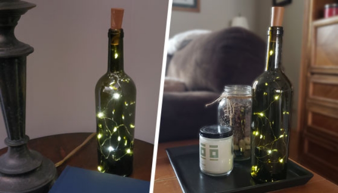 3-Pack of Wine Bottle String Lights w/ 9 LEDs