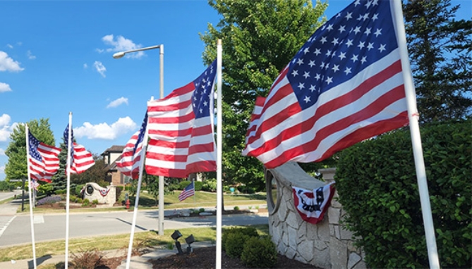 Picture 3 of American Flag - 3x5 Foot (Standard Size) - Limit of 8