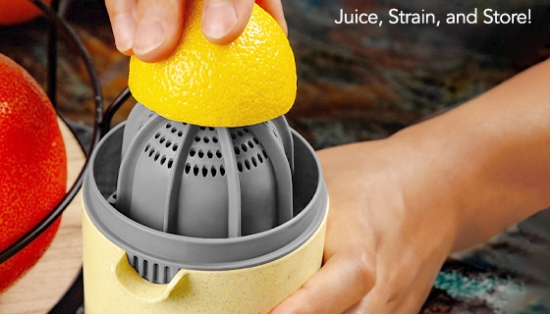 Citrus Juicer: Juice, Strain, & Store