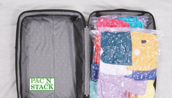 Picture 4 of Pac N Stack Vacuum Air-Tight Storage Bags with Cordless Pump