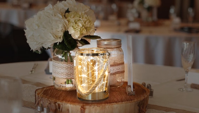 Simple but stunning, these decorative <em>Glass Jar Shimmer Accent Lights</em> will add gorgeous ambient lighting to any setting or occasion.