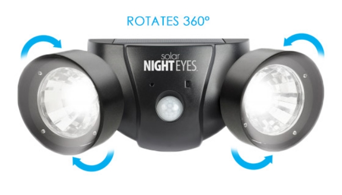 Introducing the Solar Safety Night Eyes Light by Jobar. This dual function motion safety light has it all. It's solar powered, weather resistant, senses motion and sounds an alarm all at the same time.