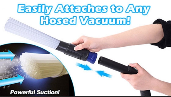 The Official As Seen On TV Dust Daddy easily cleans all the stubborn places where dust and allergens like to hide.