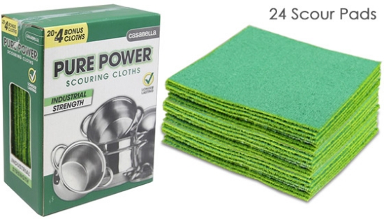 These premium scouring pads are made for strength and durability to provide a robust cleaning effect that will not tear or wear out even after numerous uses!