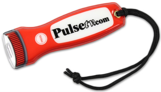 Get the flashlight that totally unique, super-bright, and as the name says, flat! It's the Official PulseTV FLAT Magnetic Flashlight.